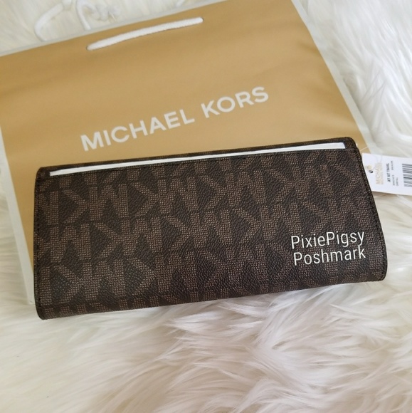 Michael Kors Jet Set Carryall Signature Wallet - Picture 3 of 7